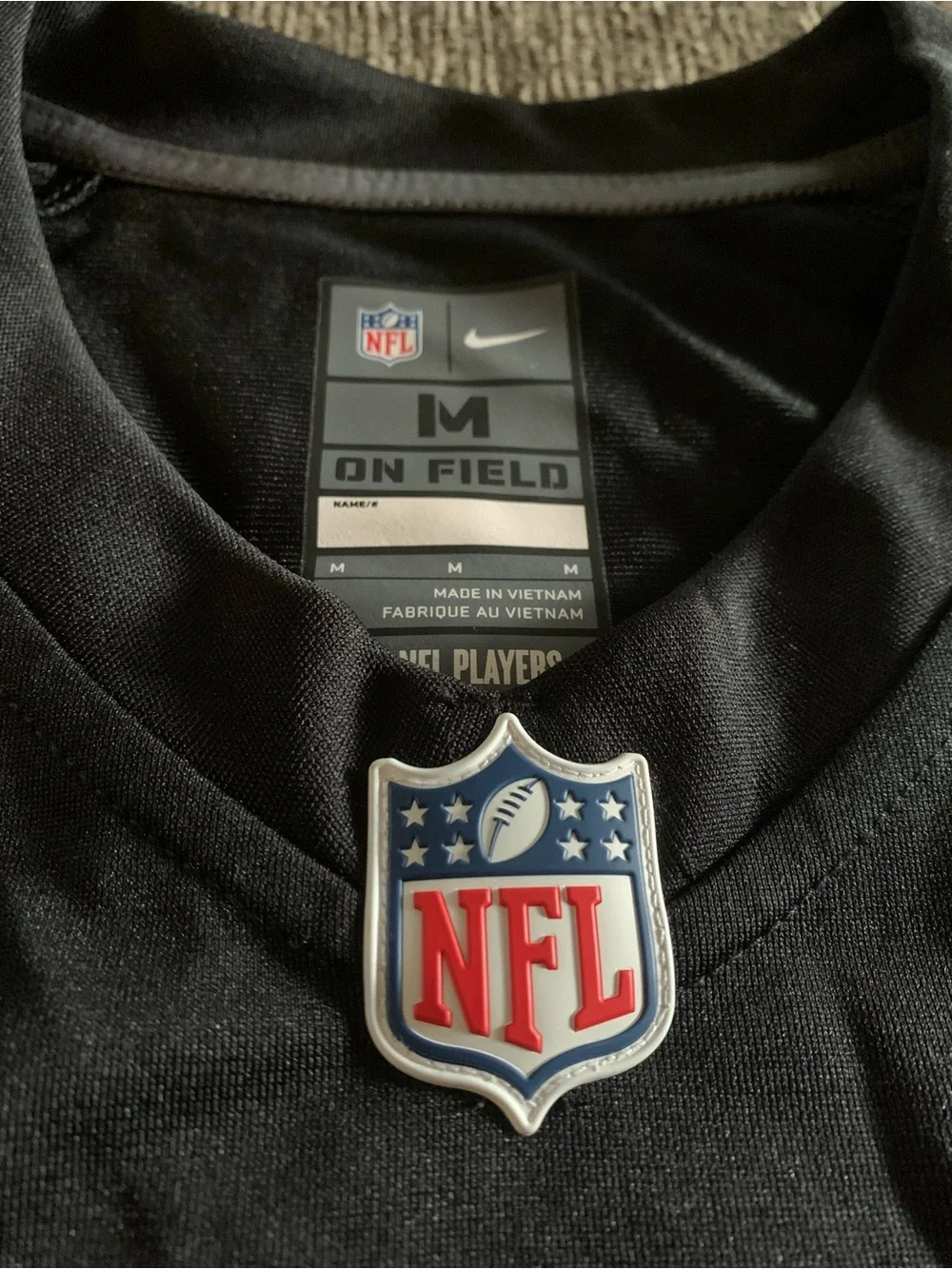 black Nike NFL On Field Pittsburgh Steelers Blank Jersey